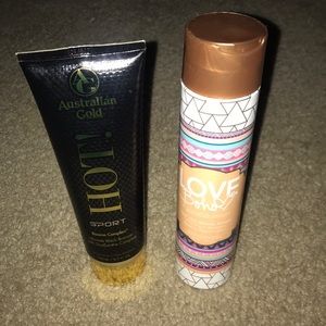 Tanning lotion boho